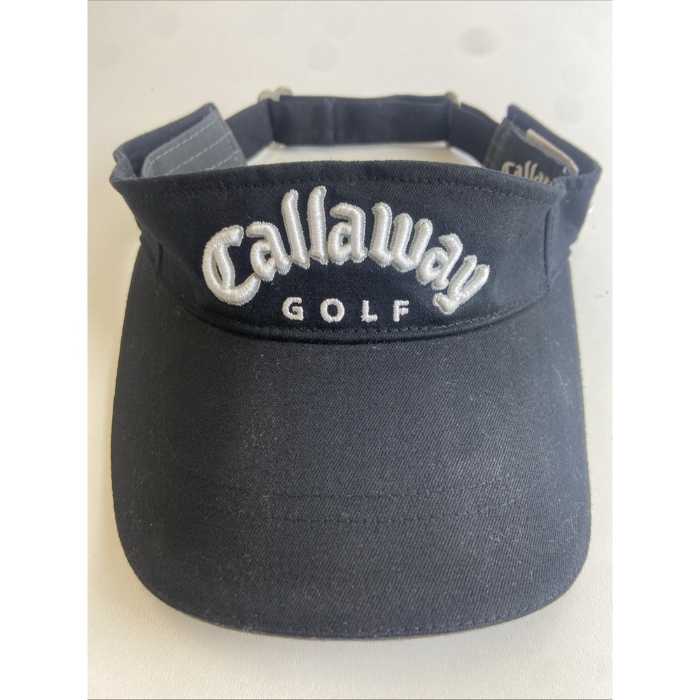 Vintage Callaway Golf Visor Dark‎ adjustable La Mode Made In USA 2K